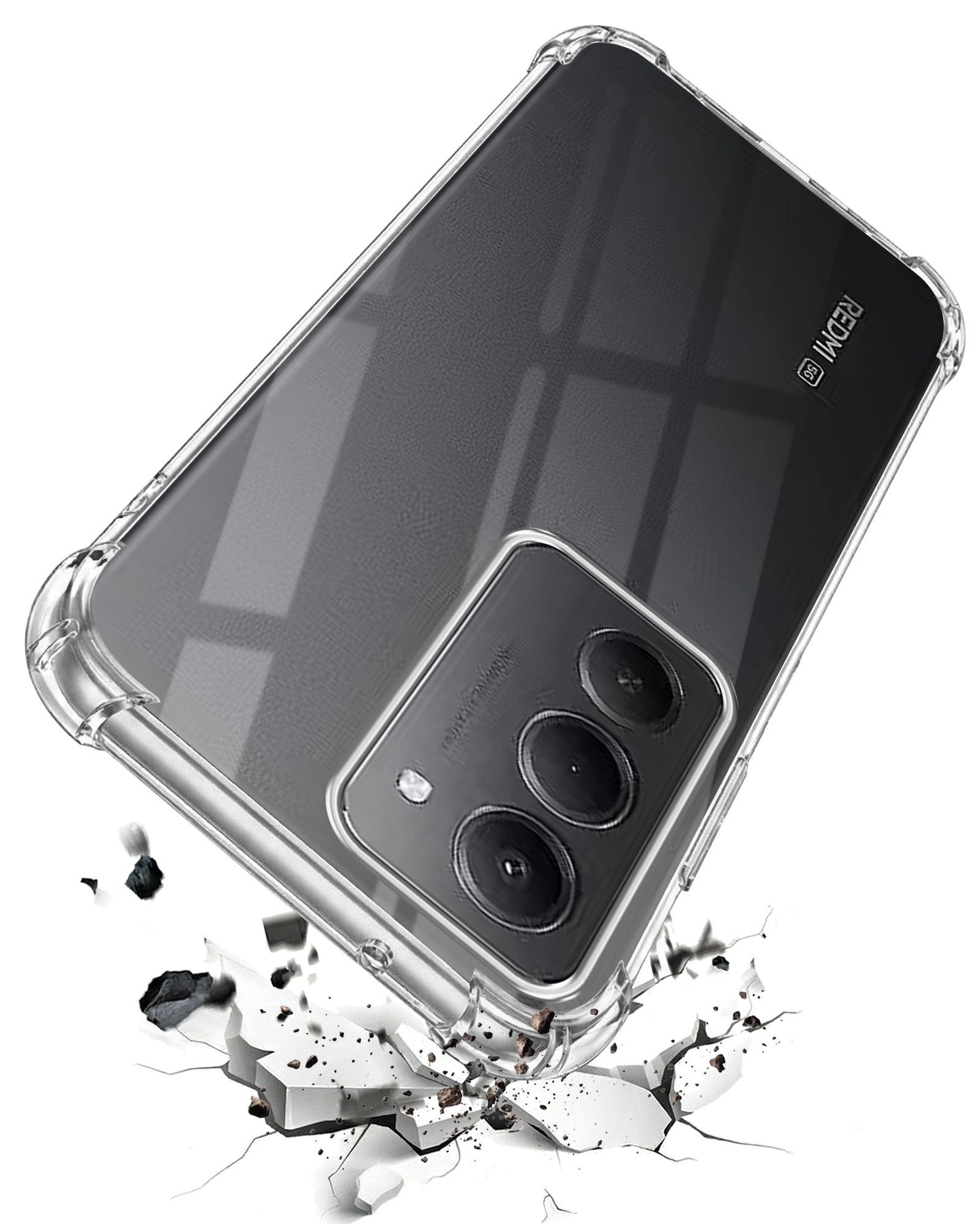 For Redmi 15  Back Cover (Drop & Camera Protection | Hard Polycarbonate)