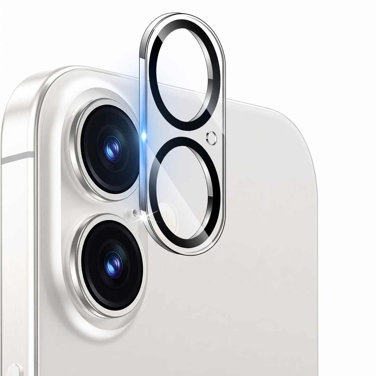 Crystal Clear Camera Lens Protector for iPhone 16 | iPhone 16 Plus – Sapphire 9H+ Glass, Anti-Scratch, Anti-Drop & Case Friendly