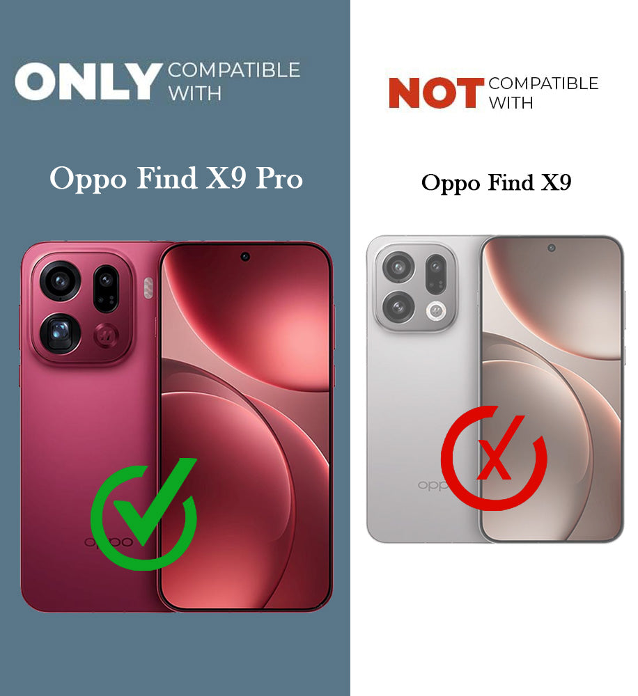 For Oppo Find X9 Pro Combo (Textured Grip Design | Micro-Fiber Cloth Inside | Oleophobic Coating Screen Glass)