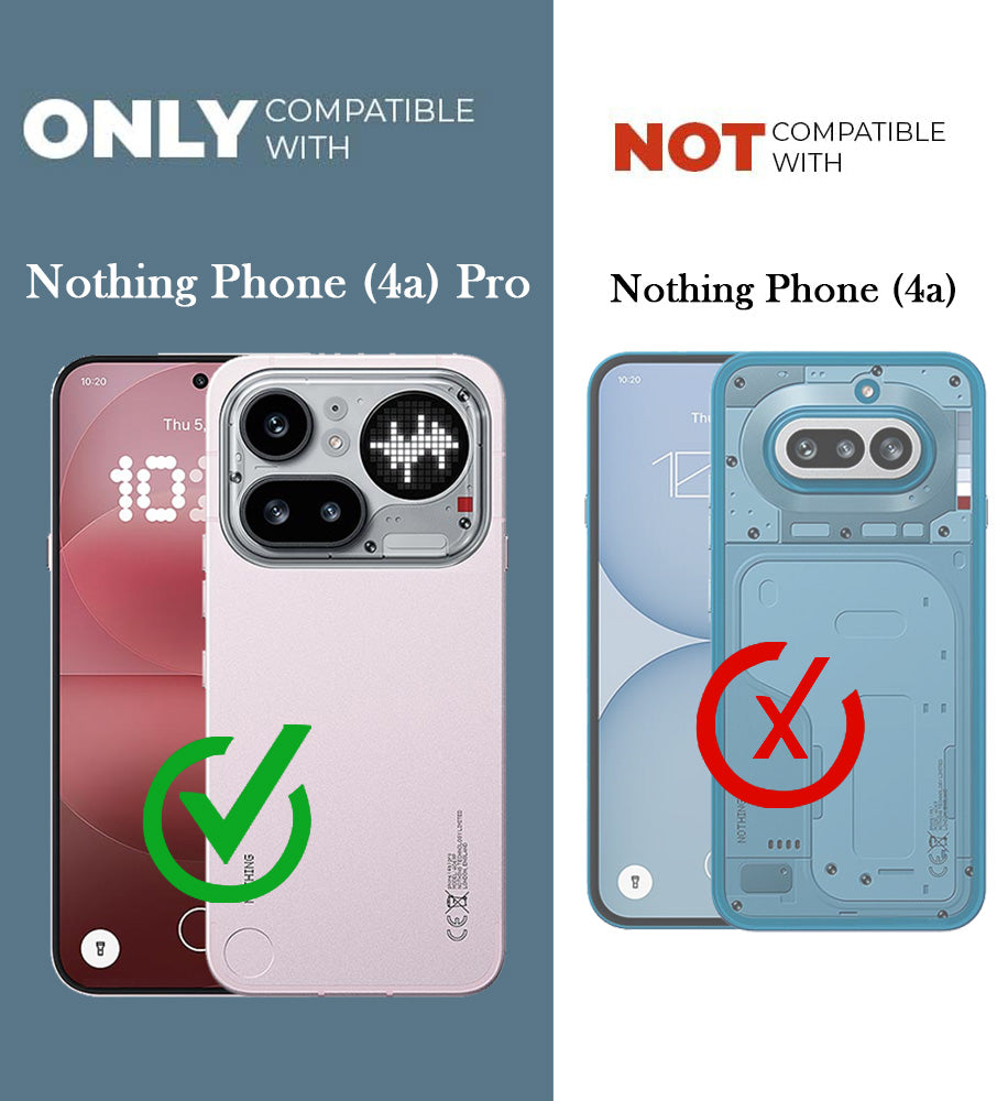 For Nothing Phone 4A Pro 5G Back Cover Case PU Leather Finish (Professional Minimalist Texture | MagSafe Compatile | Camera Protection | Sleek Sober Formal)