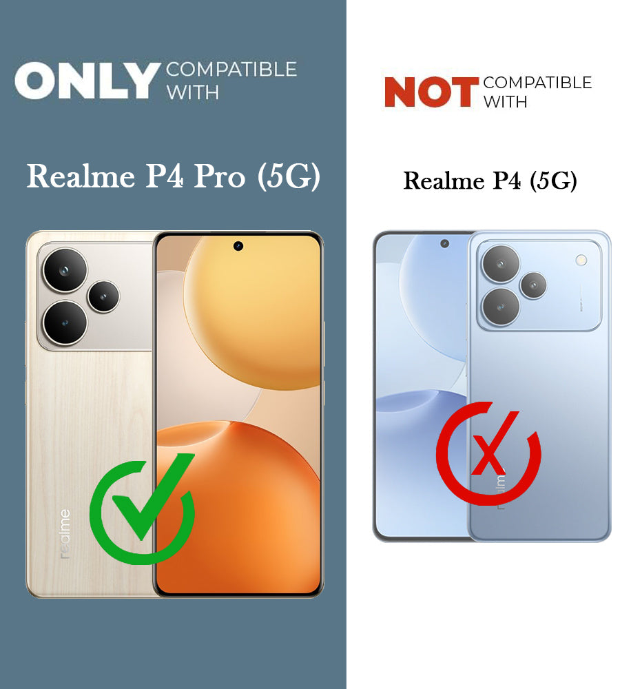 For Realme P4 Pro Back Cover Case (Soft Touch | Camera Bump Protection | MagSafe Compatible | Matte Finish)