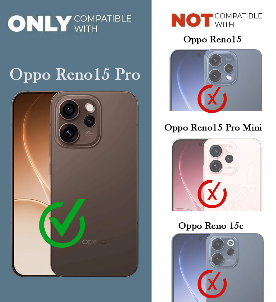 For Oppo Reno15 Pro 5G | Oppo Reno 15 Pro 5G Back Cover Case (3D Cute Cartoons | Hard Back Side Soft | Matte Premium Finish | HD Printing)