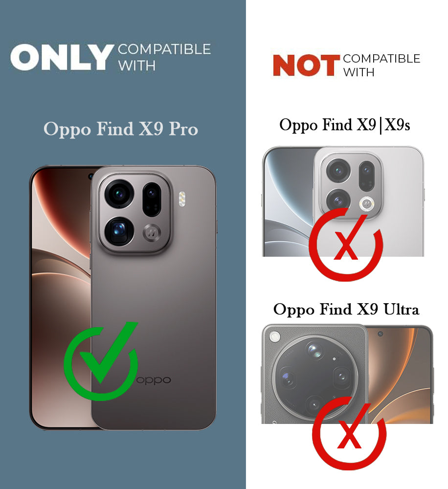 For Oppo Find X9 Pro Back Cover Case Leather Finish (MagSafe Compatible Wireless Charging | Soft Touch | Camera Bump Protection)