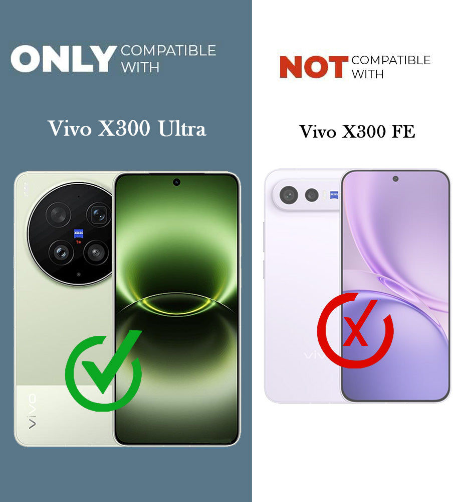 For Vivo X300 Ultra Back Cover Case Rubberised (Textured Grip Design| Micro-Fiber Cloth Inside | Slim and Light Weight | Soft Touch and Feel)