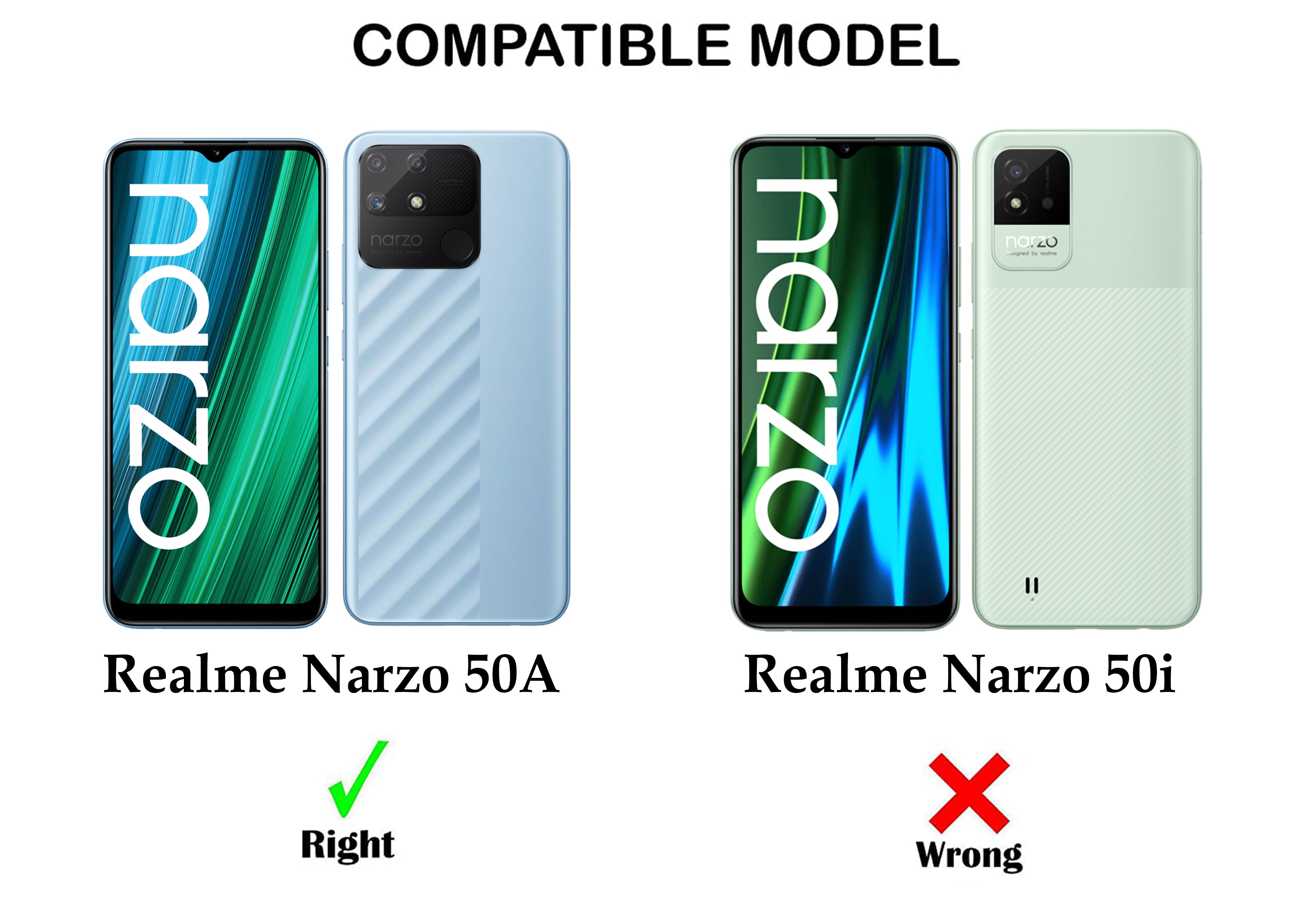 For Realme Narzo 50A Back Cover Case Liquid Silicone (Camera Protection | Side Grip Texture | Soft and Flexible)