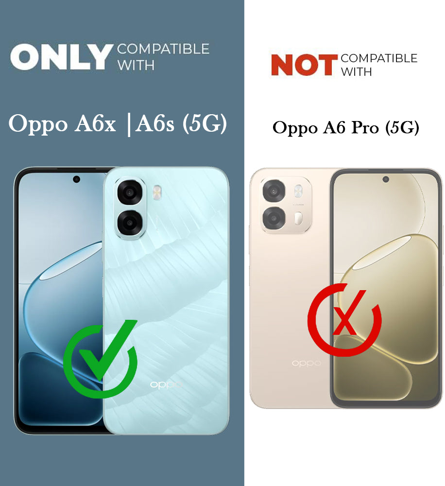 For Oppo A6X | Oppo A6S Back Cover Shockproof Crystal-Clear (Drop & Camera Protection | Hard Polycarbonate)