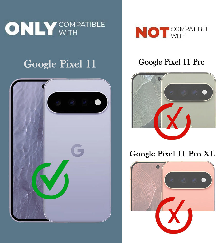 For Google Pixel 11 Back Cover Case Rubberised (Textured Grip Design| Micro-Fiber Cloth Inside | Slim and Light Weight | Soft Touch and Feel)