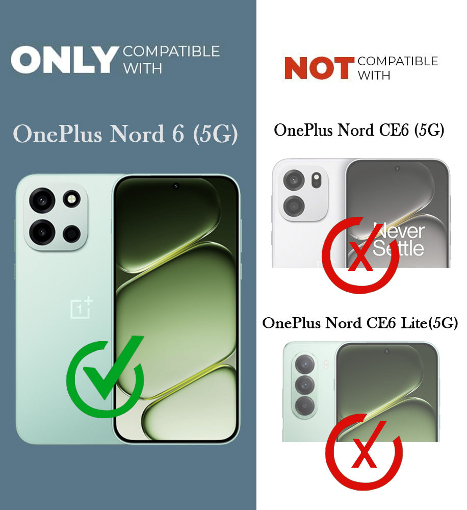 For OnePlus Nord 6 Back Cover Case (3D Cute Cartoons | Hard Back Side Soft | Matte Premium Finish | HD Printing)