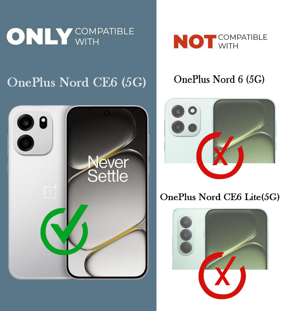 For Oneplus Nord CE 6 Back Cover Case (Matte Finish Silicone with Inside Fiber cloth)