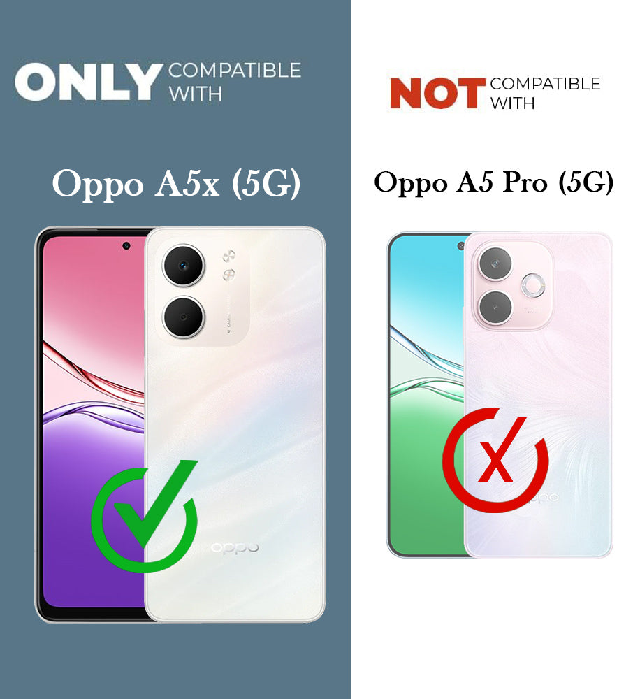 For Oppo A5X Back Cover Case (3D Cute Cartoons | Hard Back Side Soft | Matte Premium Finish | HD Printing)