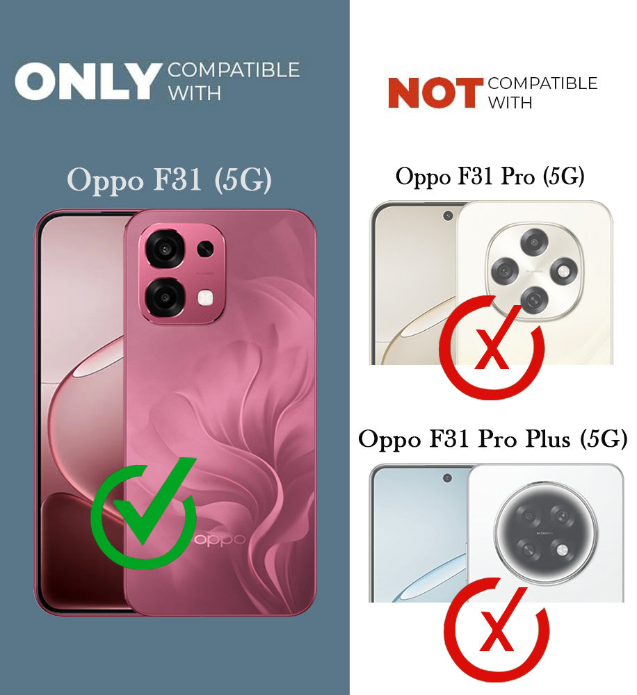 For Oppo F31 5G Back Cover Case Silicone (Slim Paper Thin | Camera Protection Bump | Minimalist Professional | Soft Flexible)