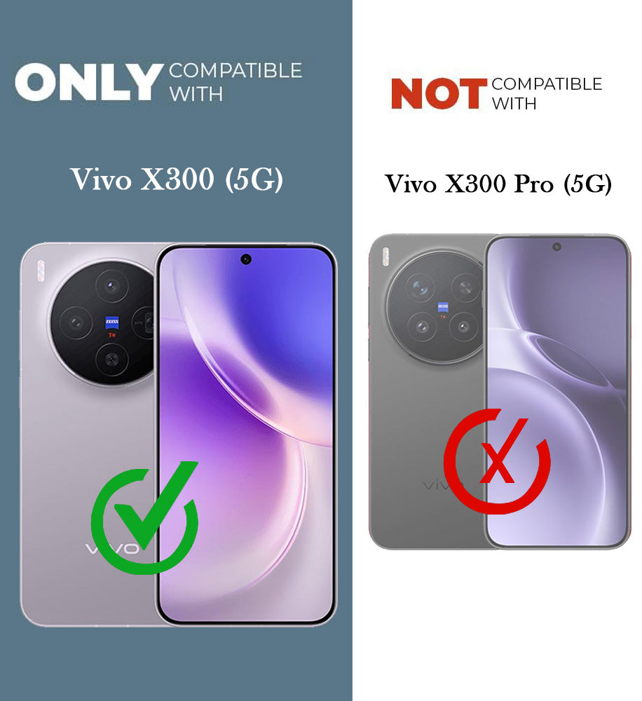 For Vivo X300 5G Back Cover Case (3D Cute Cartoons | Hard Back Side Soft | Matte Premium Finish | HD Printing)