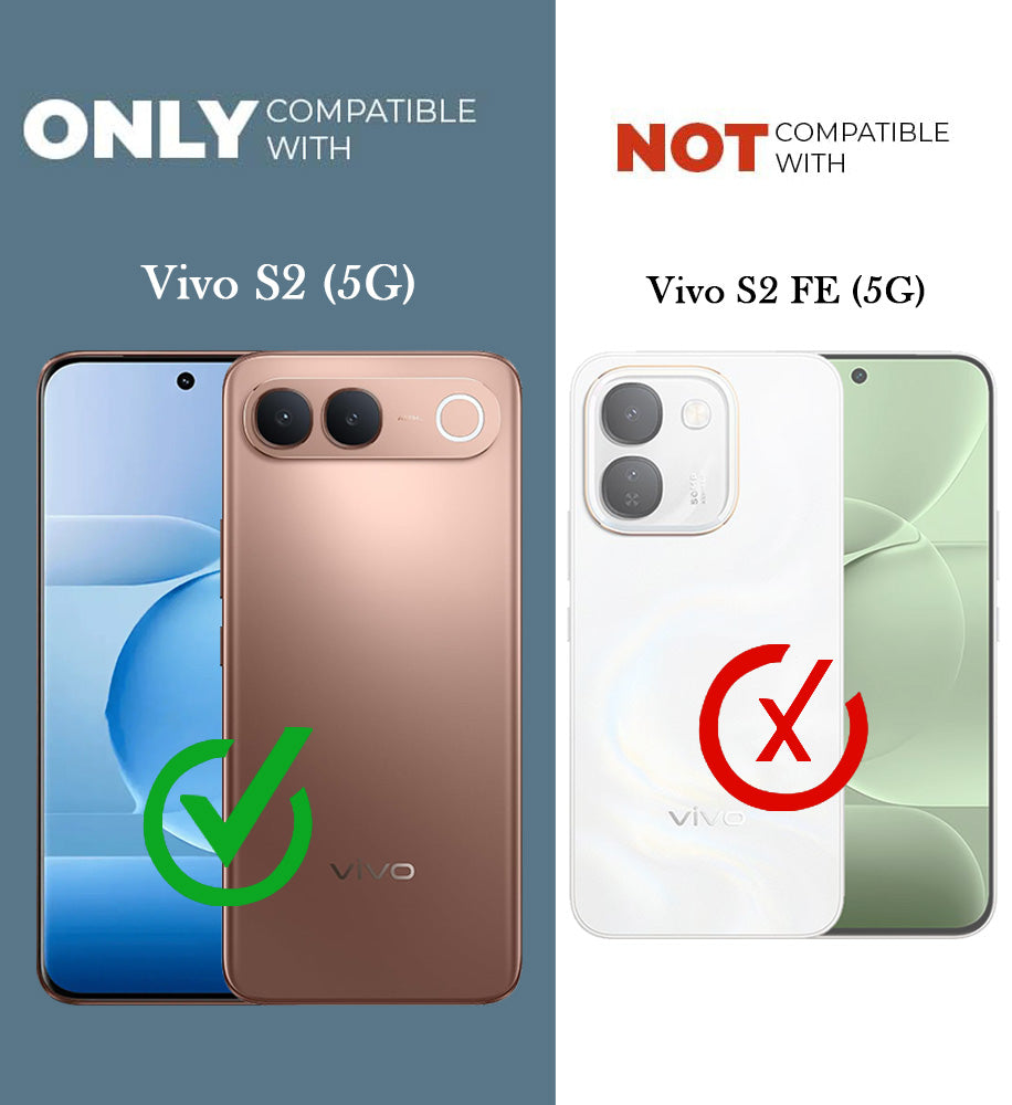 For Vivo S2 5G Back Cover Case (Soft Touch | Camera Bump Protection | MagSafe Compatible | Matte Finish)