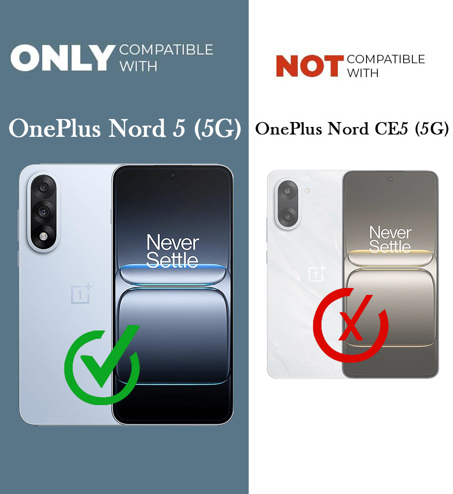 For Oneplus Nord 5 Back Cover Case (3D Cute Cartoons | Hard Back Side Soft | Matte Premium Finish | HD Printing)