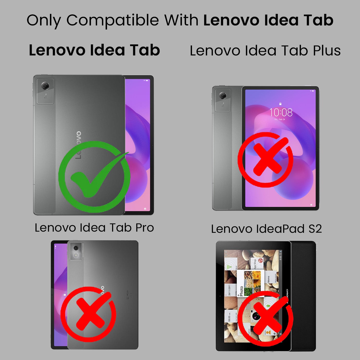 For Lenovo Idea Tab 11 Inch TB336FU/TB336ZU Flip Cover Folio Cover (PU Leather | Multi-Angle Smart Stand | Card Storage Slots | Silicone Back Pouch)
