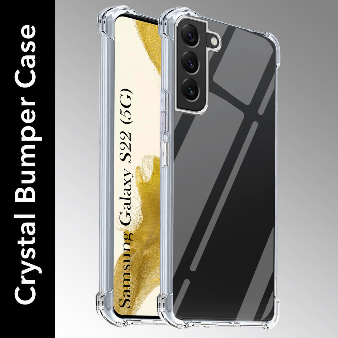 For Samsung Galaxy S22 5G Back Cover (Shockproof Crystal Clear Case |  Drop & Camera Protection | Hard Polycarbonate)