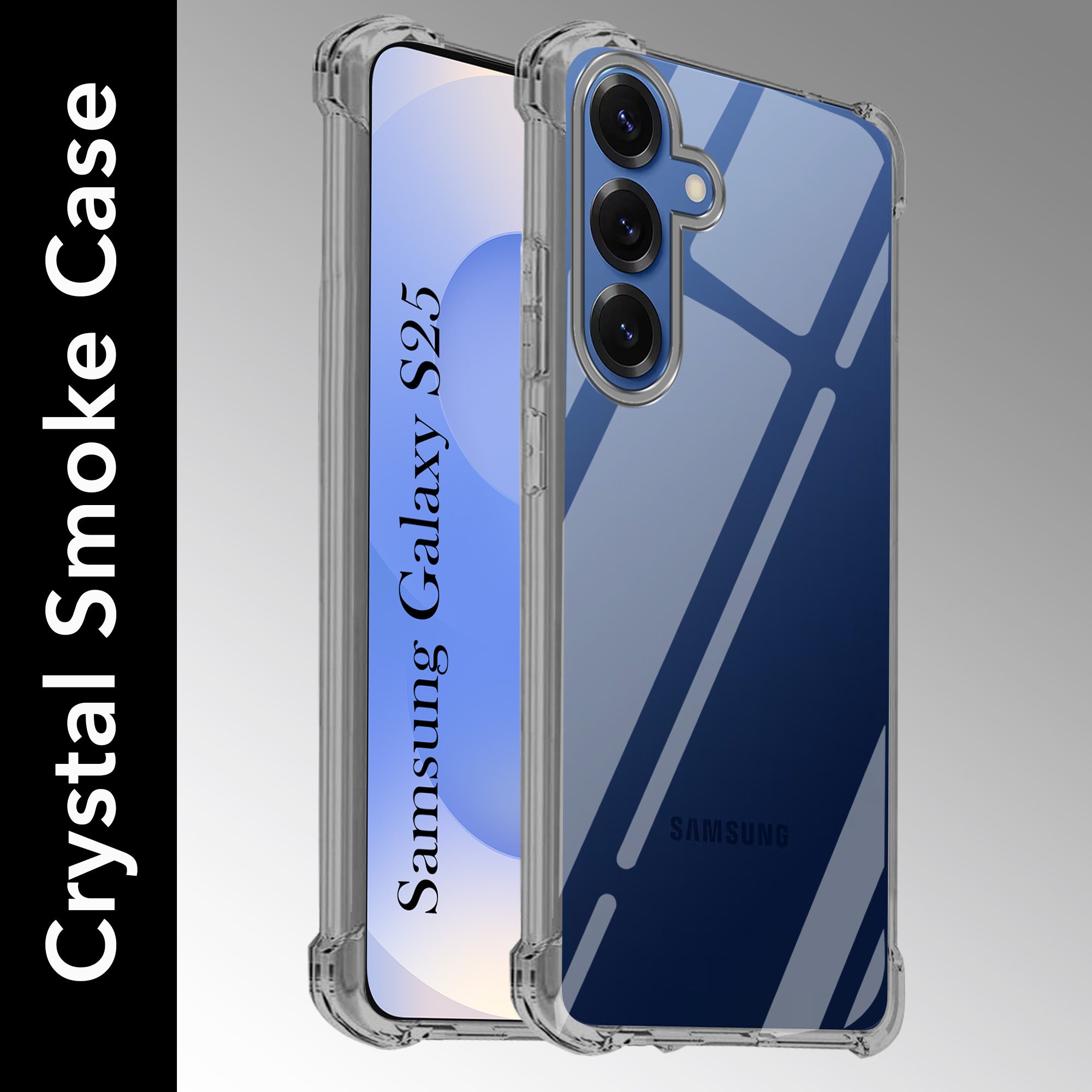For Samsung Galaxy S25 Back Cover ( Shockproof Crystal Clear Case |  Drop & Camera Protection | Hard Polycarbonate)