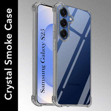For Samsung Galaxy S25 Back Cover (Shockproof Crystal Clear Case |  Drop & Camera Protection | Hard Polycarbonate)