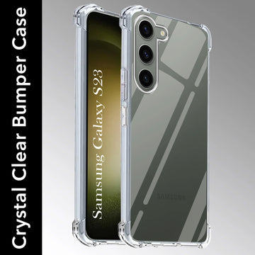 For Samsung Galaxy S23 5G Back Cover (Shockproof Crystal Clear |  Drop & Camera Protection | Hard Polycarbonate)