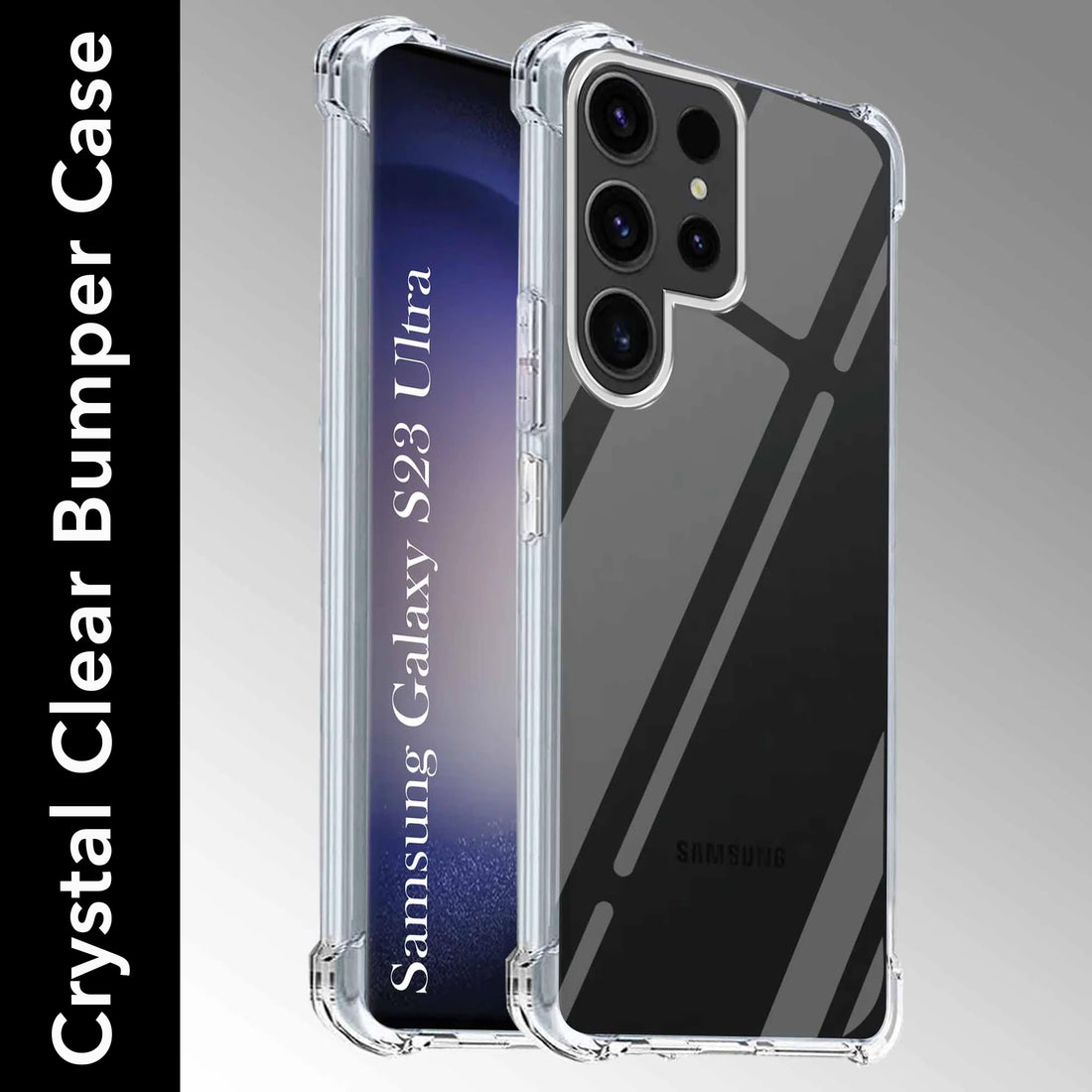 For Samsung Galaxy S23 Ultra 5G  Back Cover (Shockproof Crystal Clear Case |  Drop & Camera Protection | Hard Polycarbonate)