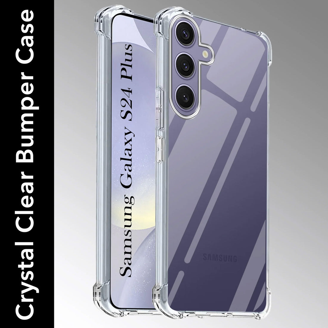 For Samsung Galaxy S24 Plus Back Cover (Shockproof Crystal Clear Case |  Drop & Camera Protection | Hard Polycarbonate)