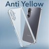 For Samsung Galaxy M36 | Samsung Galaxy F36 Lifetime Anti-Yellow Clear Back Cover Case (Sleek Hard Crystal | Shockproof and Camera Protection)