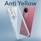 For Vivo V50 | Vivo V50e Back Cover Case (Hard Anti Yellow Clear Case | Sleek Hard Crystal Clear | Drop & Camera Protection | Shockproof Polycarbonate)