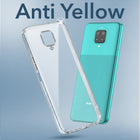 For Redmi Note 9 Pro | 9 Pro Max  Back Cover Case (Hard Anti Yellow Clear Case | Sleek Hard Crystal Clear | Drop & Camera Protection | Shockproof Polycarbonate)