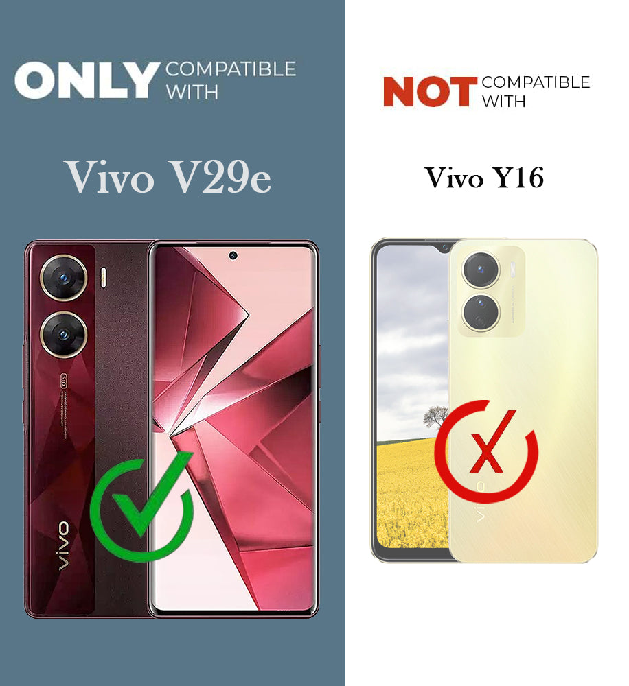For Vivo V29e 5G Back Case Cover Metallic (Hybrid Armor Kickstand | MagSafe Compatible | Camera Protection Shockproof)