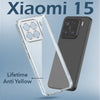 For Xiaomi 15 Back Cover Case Lifetime Anti-Yellow Clear (Sleek Hard Crystal | Shockproof and Camera Protection)