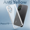 For Xiaomi Poco F7 5G Back Cover Case Lifetime Anti-Yellow Clear (Sleek Hard Crystal | Shockproof and Camera Protection)