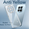 For Xiaomi Redmi Note 15 Pro Plus 5G Back Cover Case Lifetime Anti-Yellow Clear (Sleek Hard Crystal | Shockproof and Camera Protection)