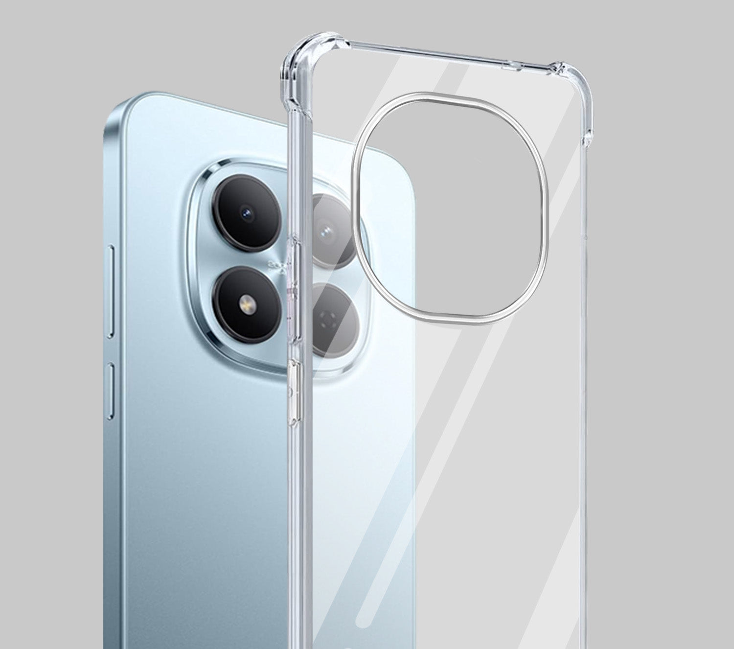 For Xiaomi Redmi Note 15 Pro Plus 5G Back Cover Shockproof Crystal-Clear (Drop & Camera Protection | Hard Polycarbonate)