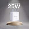25W Fast Charging Adapter | USB-C Type Charger Up to 3X Faster