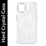 For Apple iPhone 11 Back Cover Case (Crystal Clear Case | MagSafe Wireless Charging Support | Hard Anti Yellow | Camera Protection Bump)