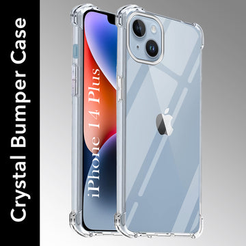 For Apple iPhone 14 Plus Back Cover (Shockproof Crystal Clear Case |  Drop & Camera Protection | Hard Polycarbonate)
