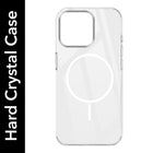 For Apple iPhone 16 Pro Max Back Cover Case (Crystal Clear Case | MagSafe Wireless Charging Support | Hard Anti Yellow | Camera Protection Bump)