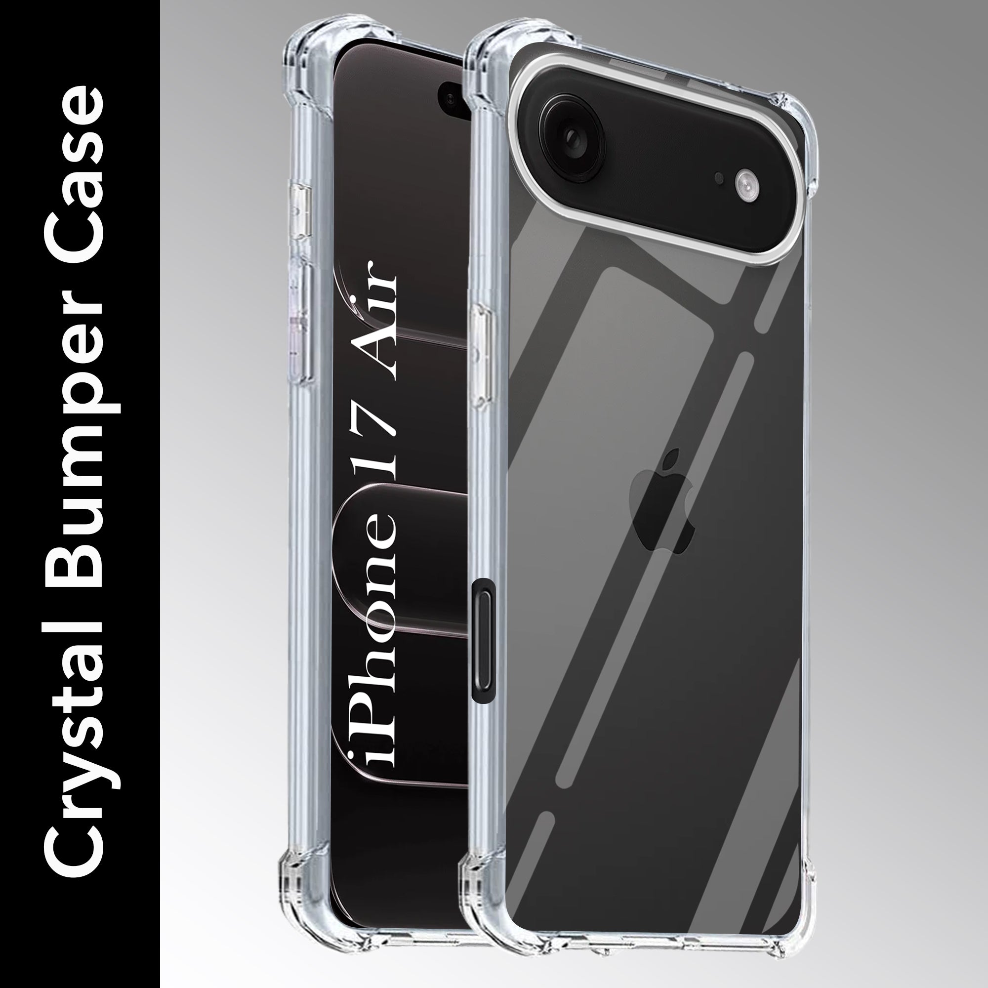 For Apple iPhone 17 Air Back Cover (Drop & Camera Protection | Hard Polycarbonate)