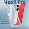 For Vivo iQOO Neo9 Pro Back Cover Case Lifetime Anti-Yellow Clear (Sleek Hard Crystal | Shockproof and Camera Protection)