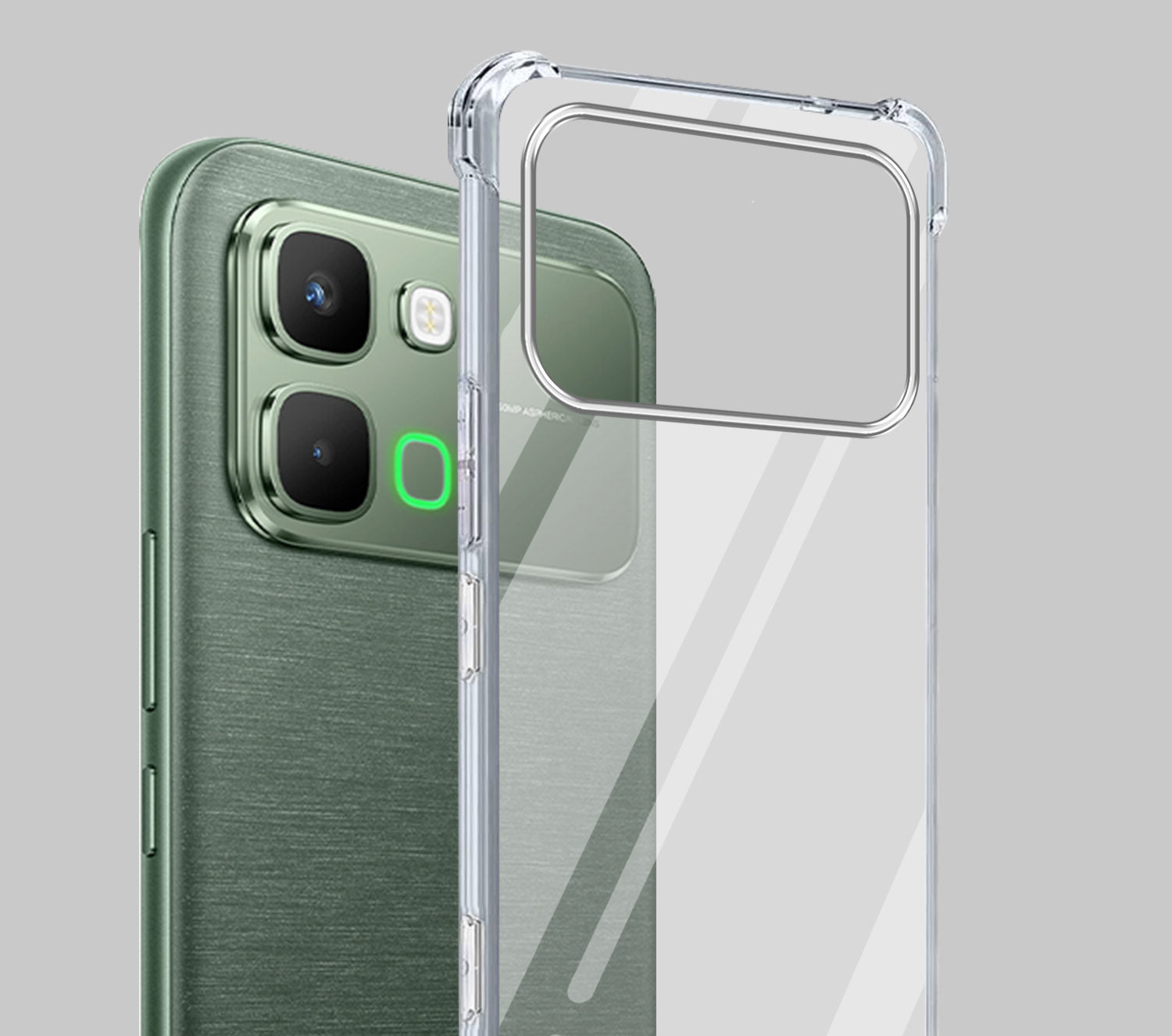 For Infinix Note Edge Back Cover Shockproof Crystal-Clear (Drop & Camera Protection | Hard Polycarbonate)