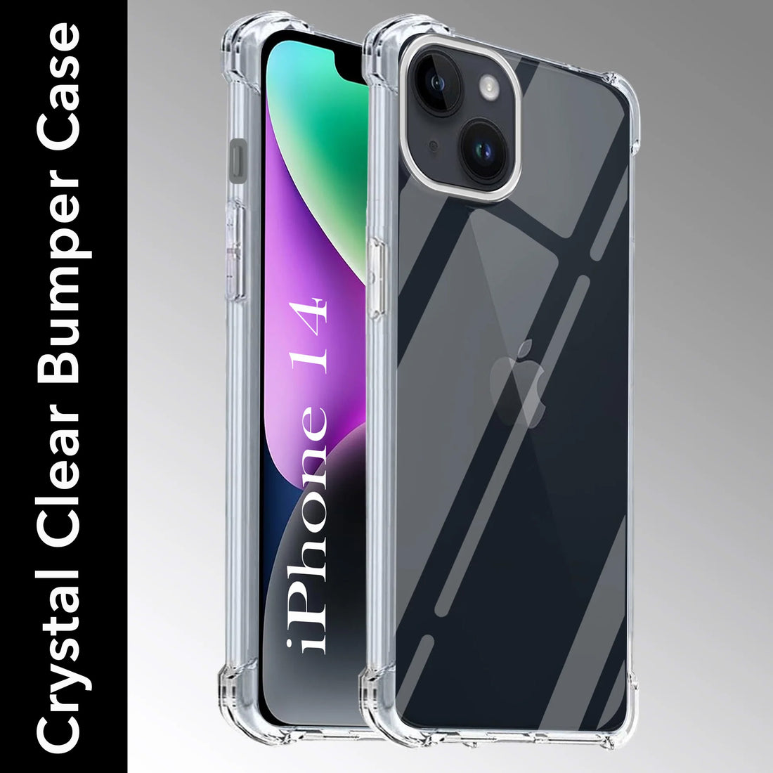 For Apple iPhone 14 Back Cover (Shockproof Crystal Clear Case | Drop & Camera Protection | Hard Polycarbonate)