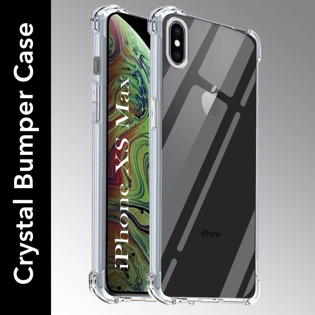 For Apple iPhone Xs Max Back Cover (Shockproof Crystal Clear Case |  Drop & Camera Protection | Hard Polycarbonate)
