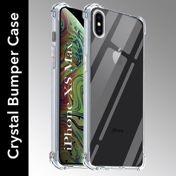 For Apple iPhone Xs Max Back Cover (Shockproof Crystal Clear Case |  Drop & Camera Protection | Hard Polycarbonate)