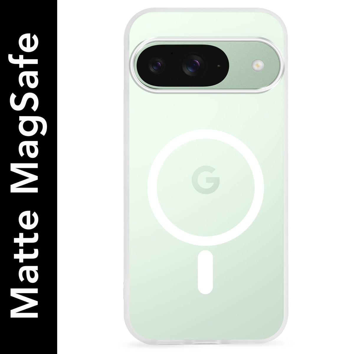 For Google Pixel 9 Matte Finish Back Case Cover (MagSafe Compatible | Translucent Soft Touch | Slim and Unbreakable)