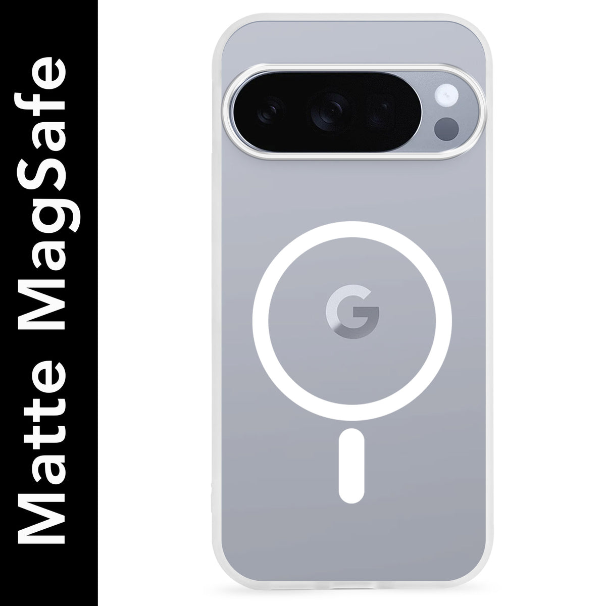 For Google Pixel 10 Pro Matte Finish Back Case Cover (MagSafe Compatible | Translucent Soft Touch | Slim and Unbreakable)