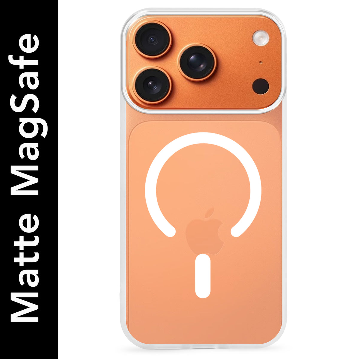 For Apple iPhone 17 Pro Matte Finish Back Case Cover (MagSafe Compatible | Translucent Soft Touch | Slim and Unbreakable)