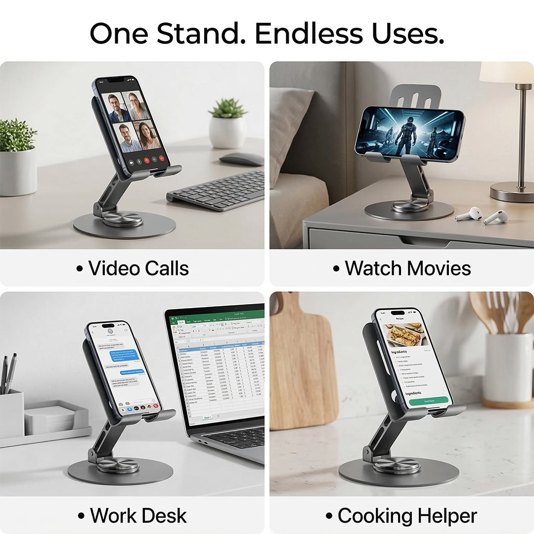 Mobile Stand with 360 Degree Rotation