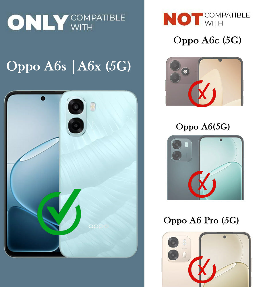 For Oppo A6X | Oppo A6S Back Cover Case (Dual PU Leather Stitch | Professional Minimalist | Soft and Flexible)