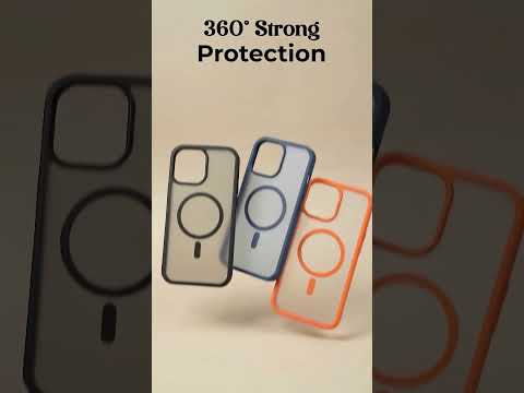 For Apple iPhone 15 Pro Max Matte Finish Back Case Cover (MagSafe Compatible | Translucent Soft Touch | Slim and Unbreakable)