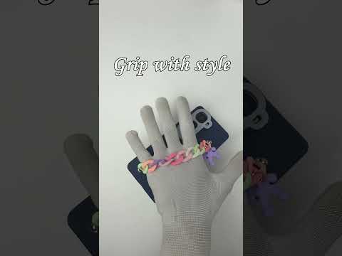 For Redmi 15 Back Cover Case (Wrist Hanging Chain | Teddy Bracelet Charms | Dual Color Matte Finish | Full Camera Protection | Sleek and Professional)